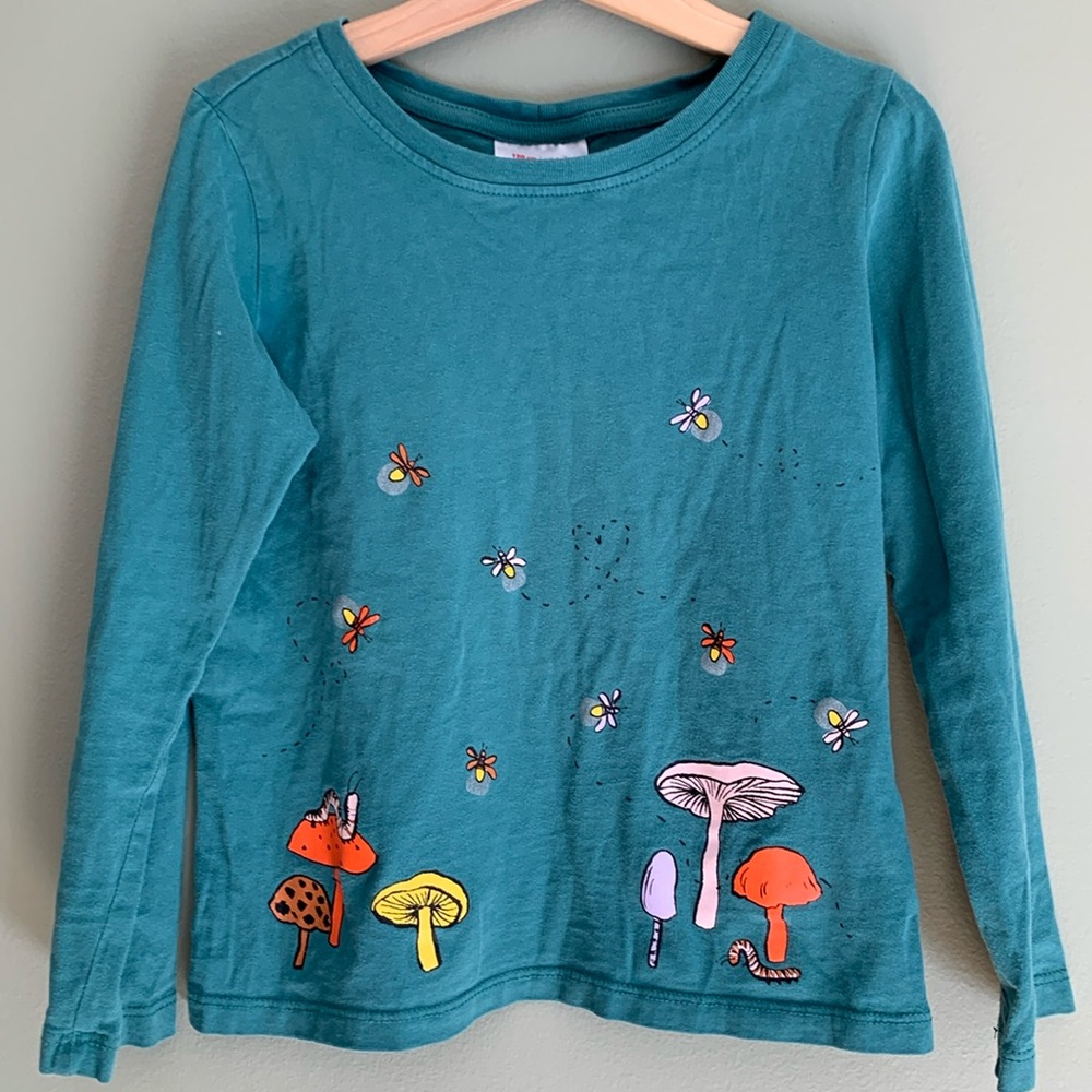 Hanna Andersson sueded art tee kids size 6/7